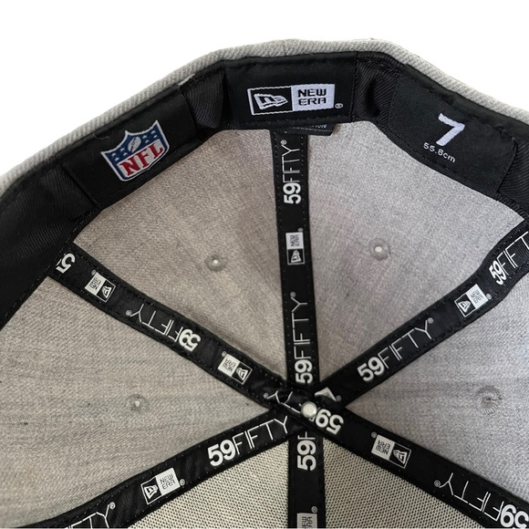 Men’s New Era NFL Browns Gray Size 7 Hat - Picture 6 of 6